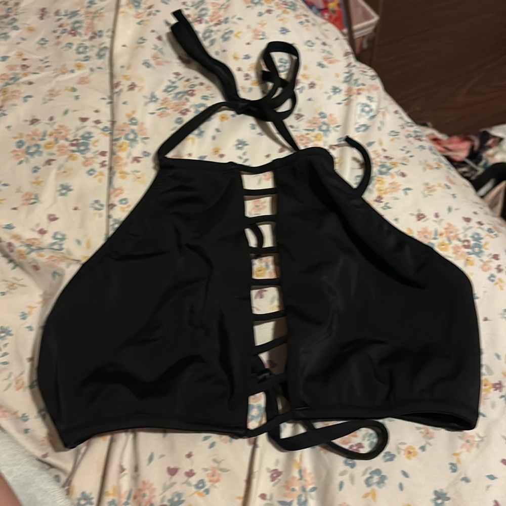 Victoria Secret PINK bikini top with pink inside.